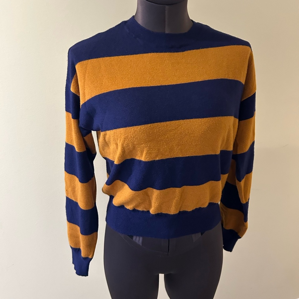 Forever 21 Striped Blue and Orange women Sweater size S